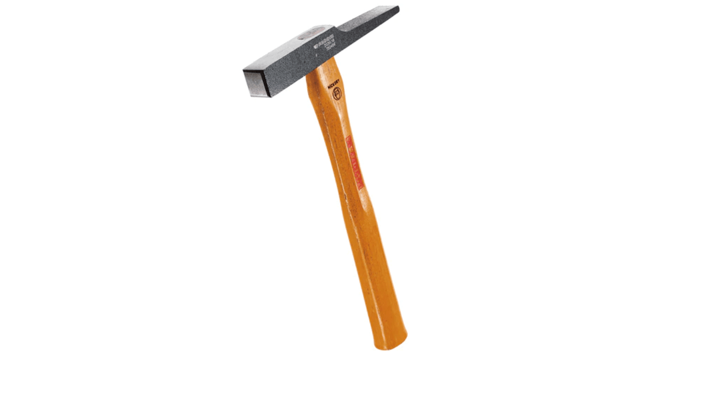 Facom Hammer, Elektrikerhammer Kreuzschlitz aus Stahl Hickory-Holz-Stiel 200g 237 mm