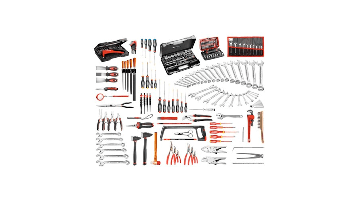 2074.M140A 200 Piece Industrial Maintenance Tool Set Tool Kit RS