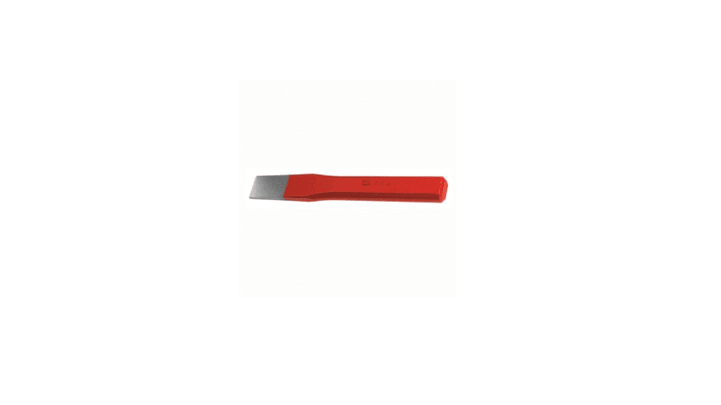 Facom Chrome Vanadium Steel Flat Chisel, 180mm Length, 21 mm Blade Width