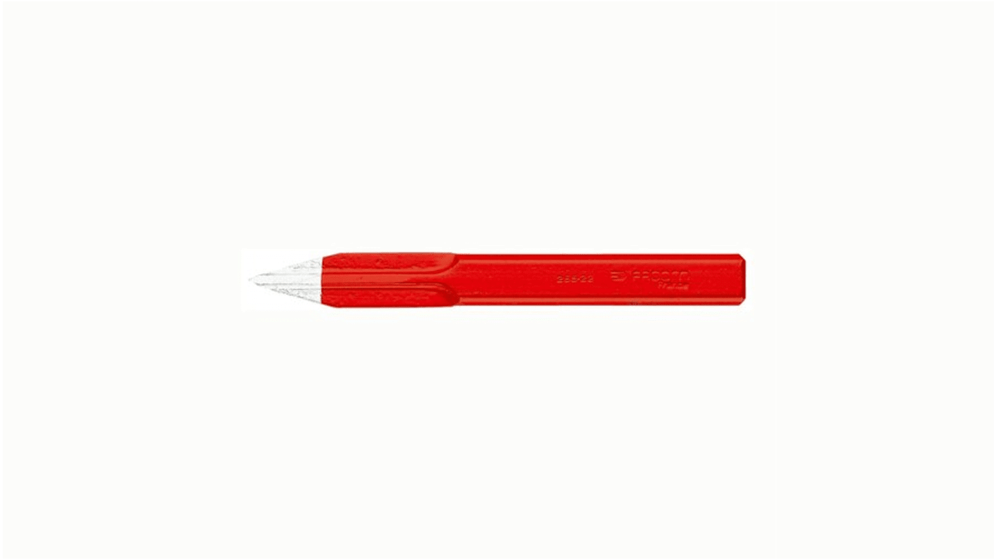 Facom Chrome Vanadium Steel Cape Chisel, 220mm Length, 10 mm Blade Width