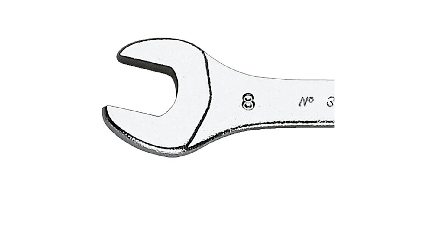 Facom Open Ended Spanner, 11mm, Metric, Double Ended, 100 mm Overall