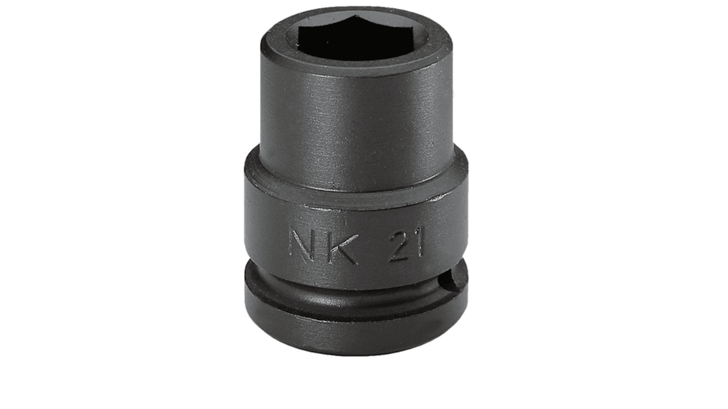 Facom 32mm, 3/4 in Drive Impact Socket Standard Impact Socket