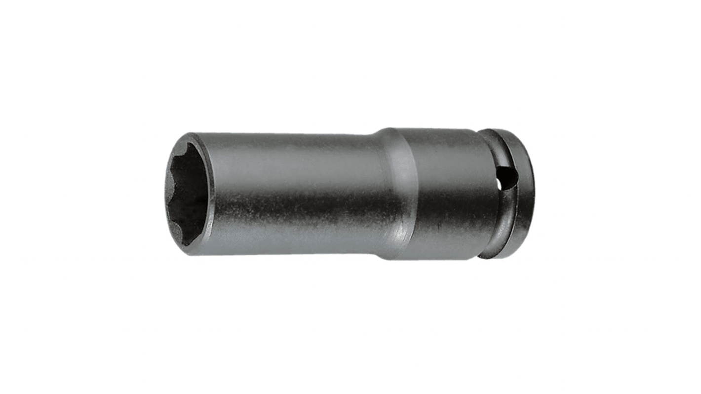 Facom 21mm, 3/4 in Drive Impact Socket, 90 mm length