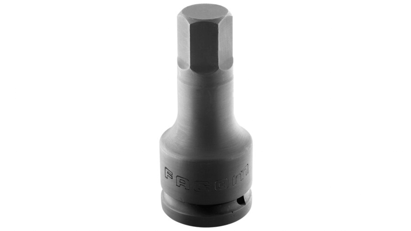 Bussola a impatto Facom, presa Bussola con punta a percussione 24mm, attacco , attacco esagonale 3/4 poll., L. 100 mm