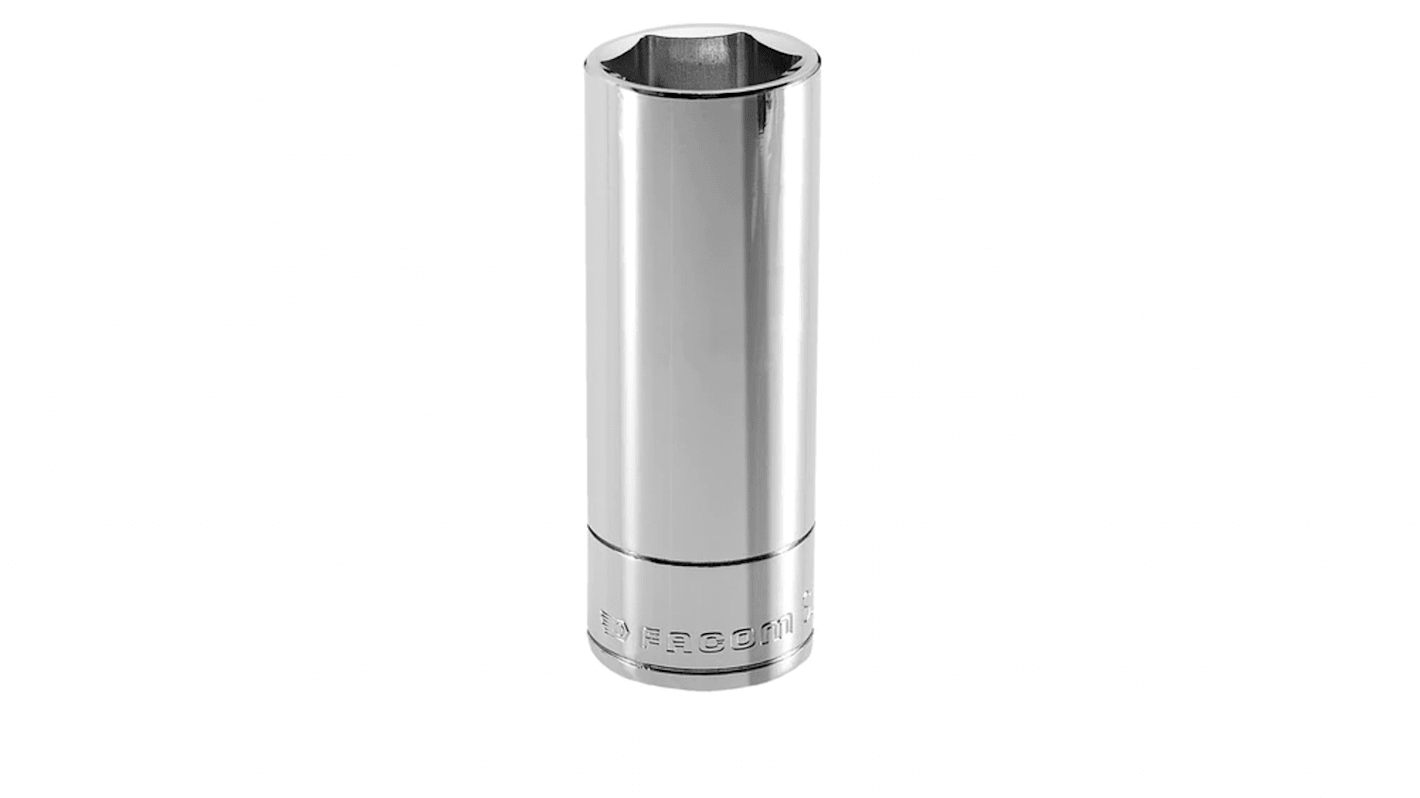 Facom 3/8 in Drive 9mm Deep Socket, 6 point, 55 mm Overall Length