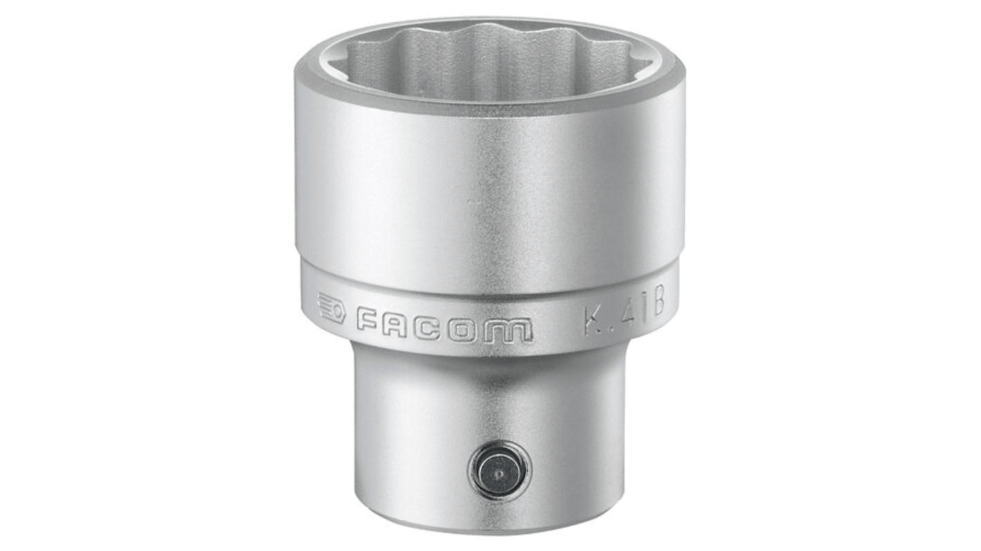 Facom 3/4 in Drive 35mm Standard Socket, 12 point, 59 mm Overall Length