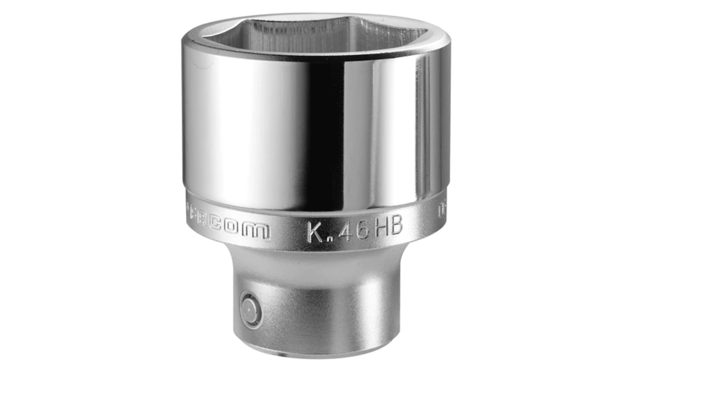 Facom 3/4 in Drive 50mm Standard Socket, 6 point, 75 mm Overall Length