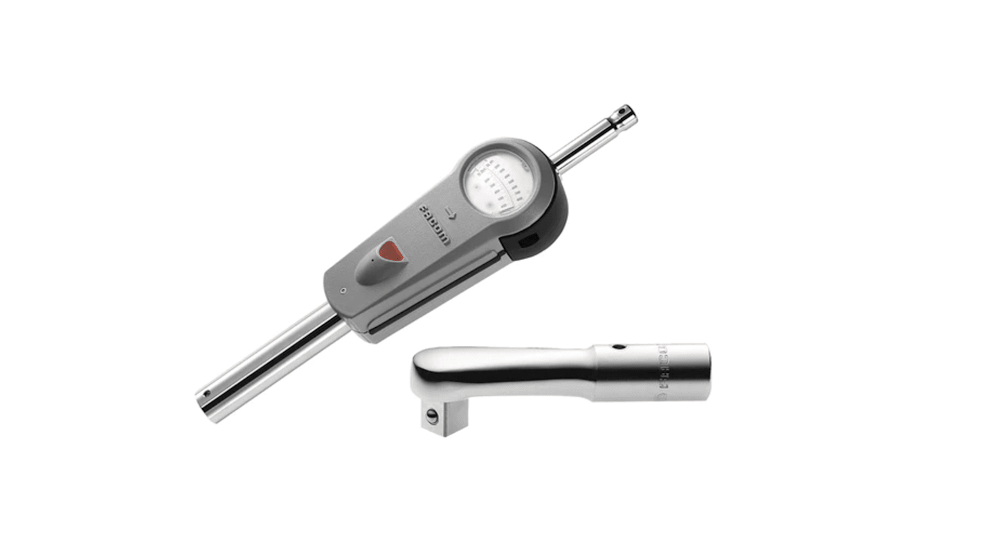 Facom Dial Torque Wrench, 500 → 2500Nm, 1 in Drive, Square Drive, 30mm Insert