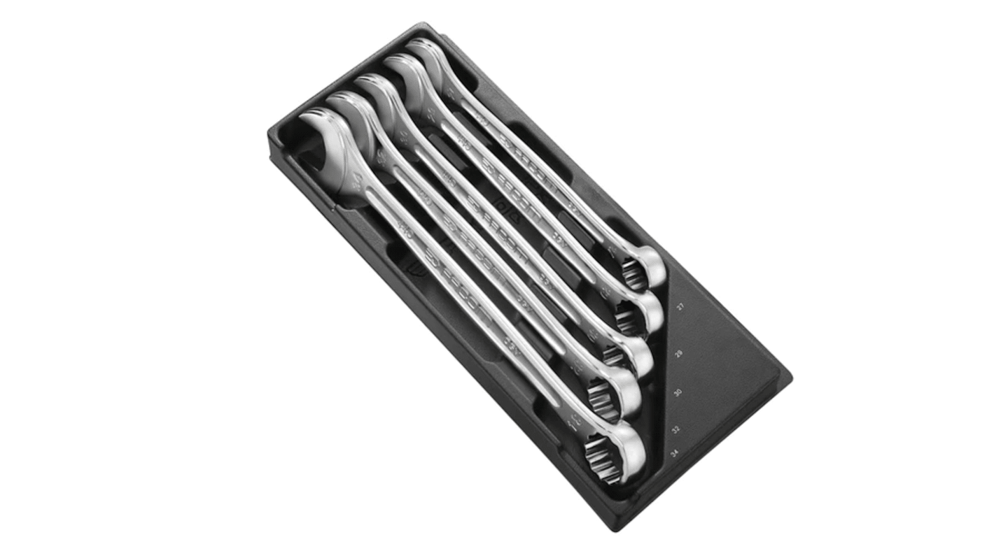 Facom MOD.440 Series 5-Piece Spanner Set, 27 mm, 29 mm, 30 mm, 32 mm, 34 mm