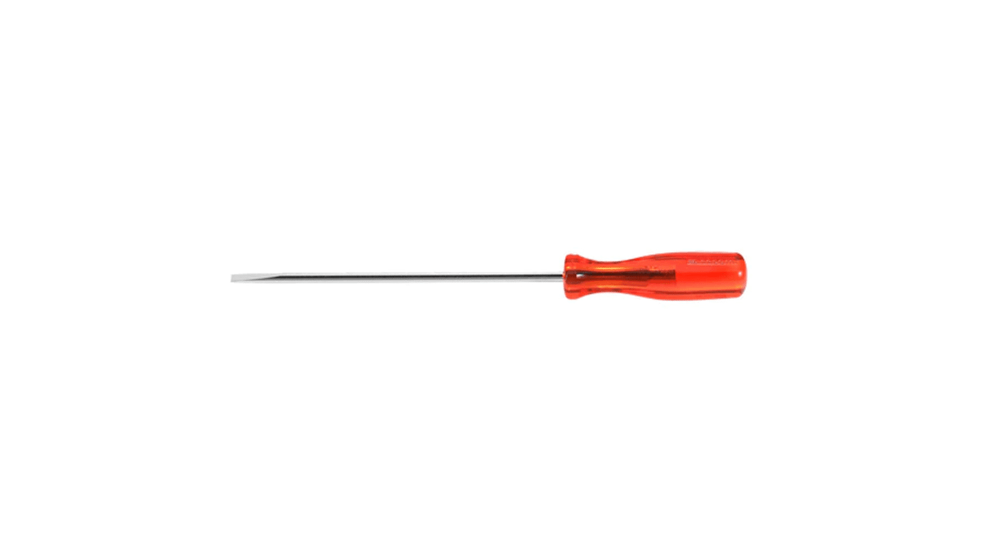 Facom Slotted Screwdriver, 8 mm Tip, 150 mm Blade, 260 mm Overall