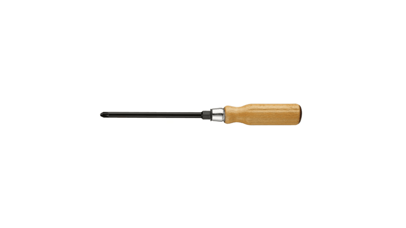 Facom Pozidriv Screwdriver, PZ1 Tip, 100 mm Blade, 200 mm Overall