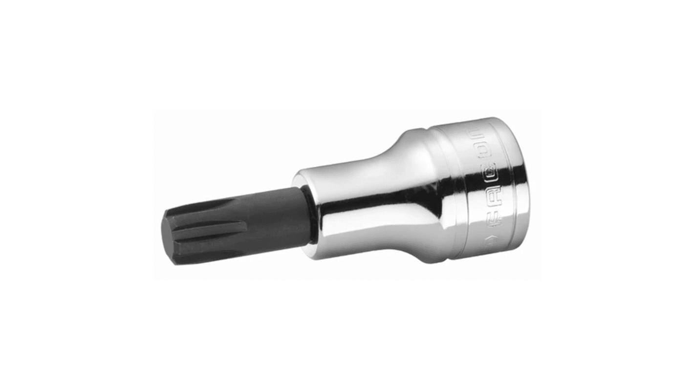 D.34B14L 1/2 in Drive Bit Socket, Spline Bit, 14mm, 100 mm Overall Length RS
