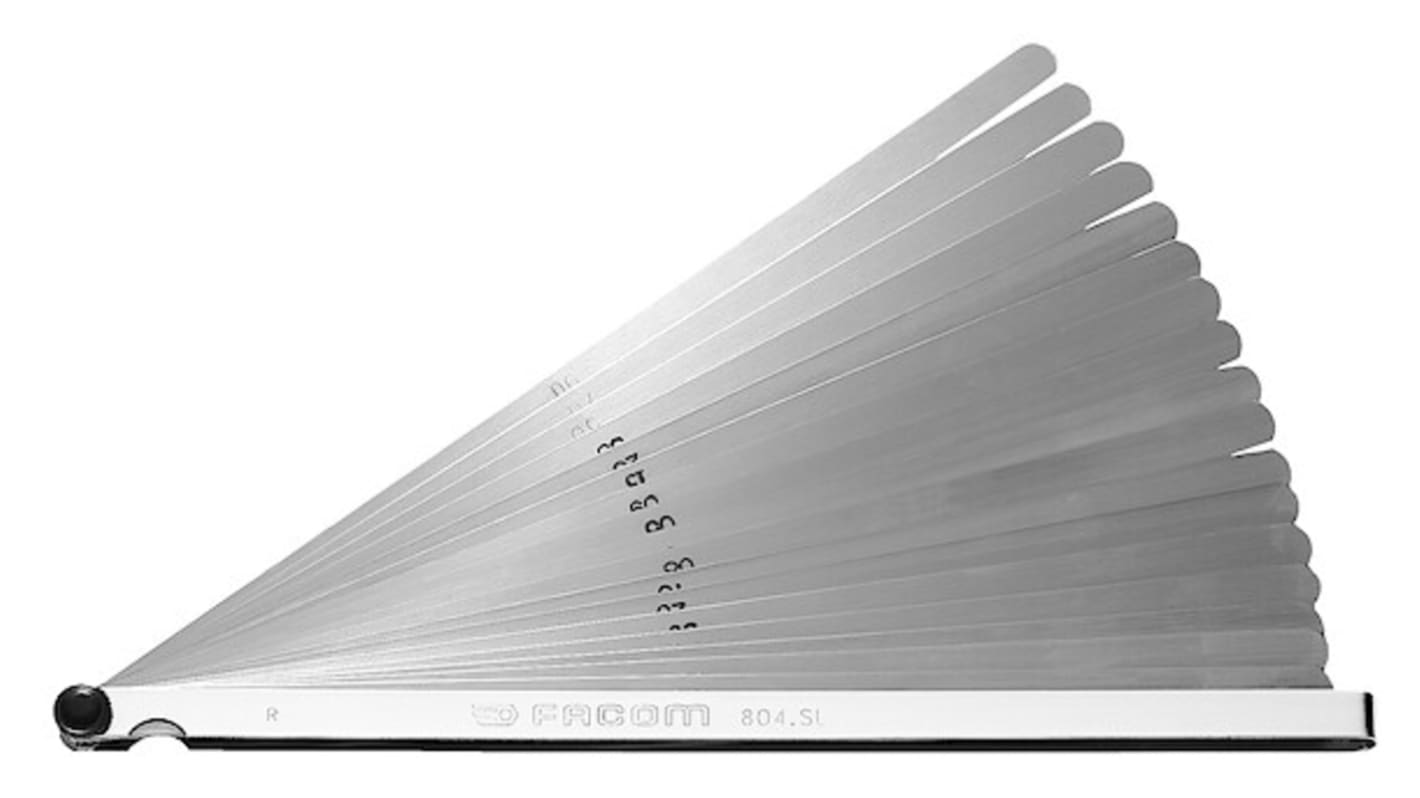 804.SL Feeler Gauge, 19 Blades RS