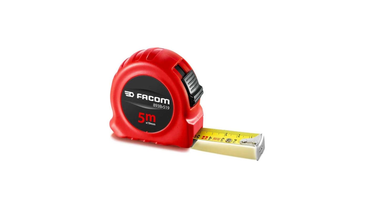 Facom 5m Tape Measure, Metric