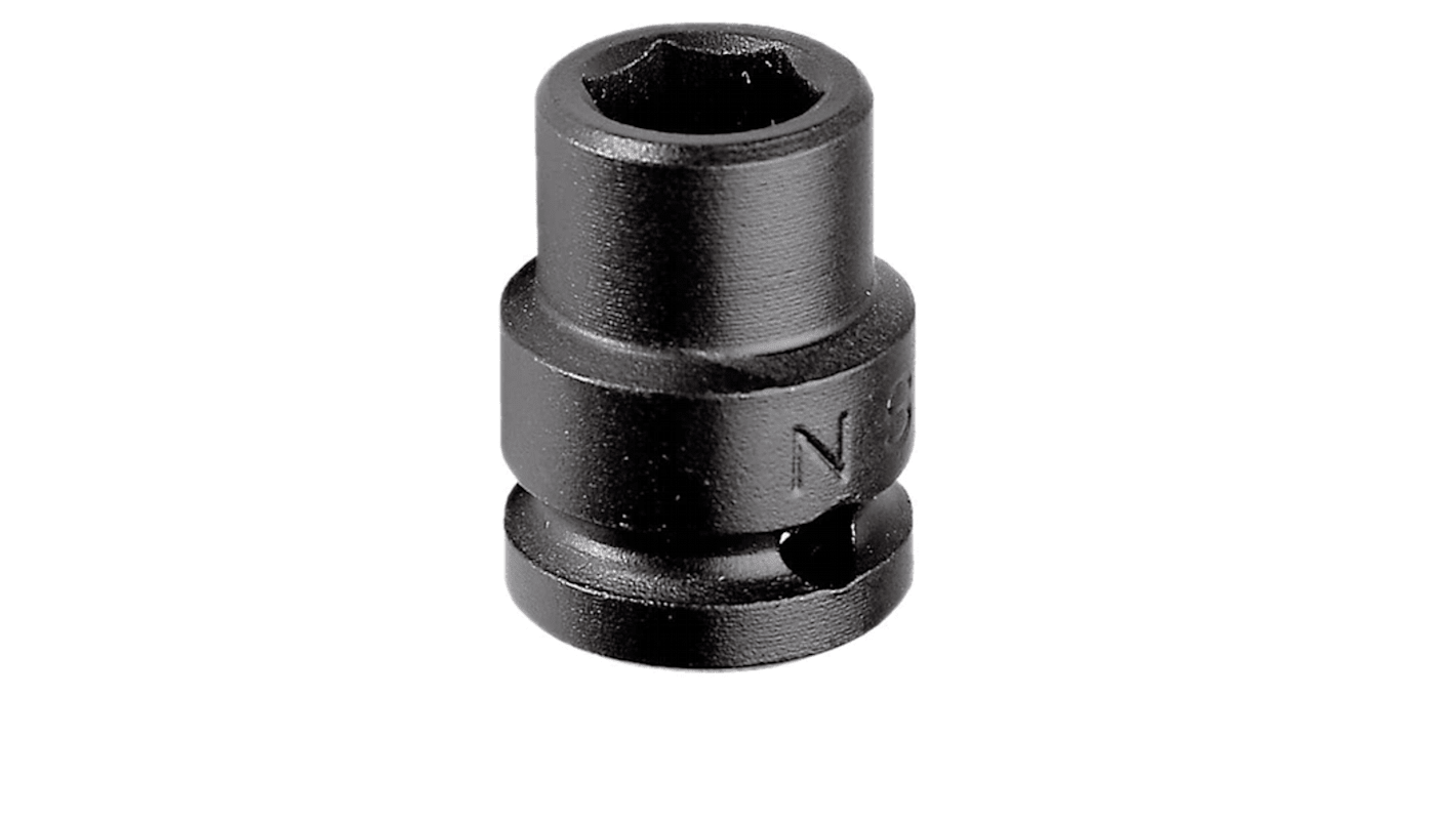 Facom 9/16in, 1/2 in Drive Impact Socket Standard Impact Socket