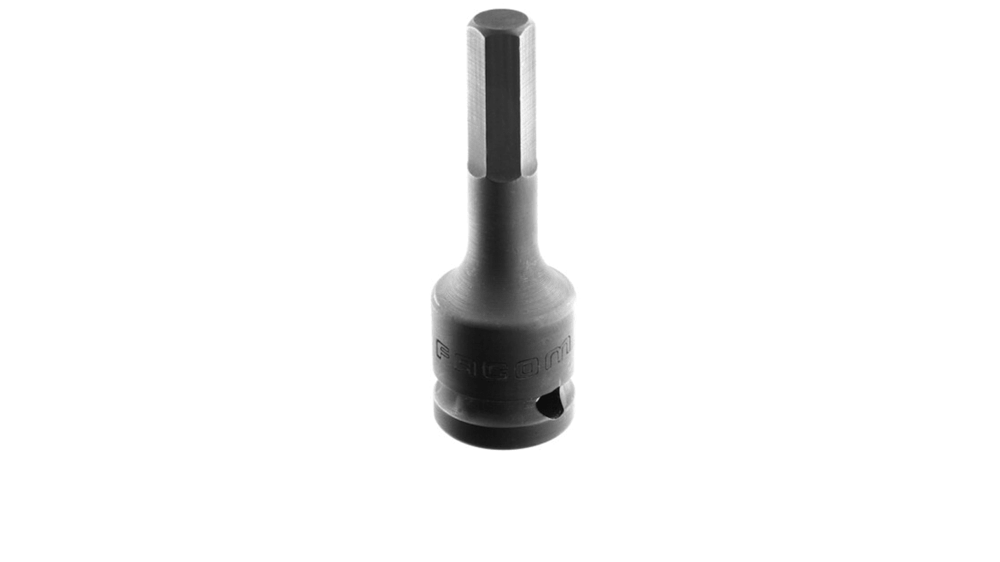 Bussola a impatto Facom, presa Bussola con punta a percussione 19mm, attacco , attacco esagonale 1/2 poll., L. 79 mm