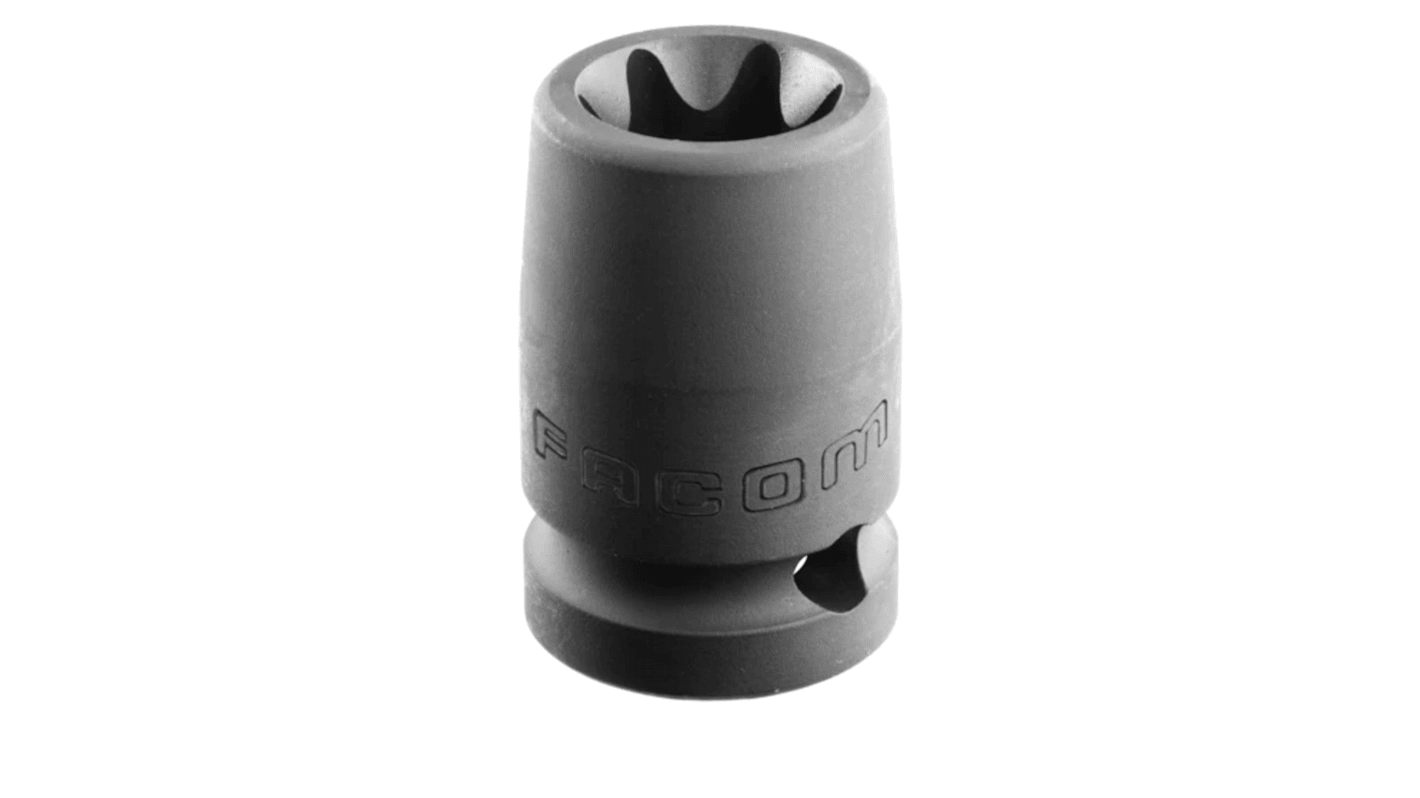 Bussola a impatto Facom, presa Bussola a percussione standard 21.84mm, attacco Quadrato 1/2 poll., L. 40 mm