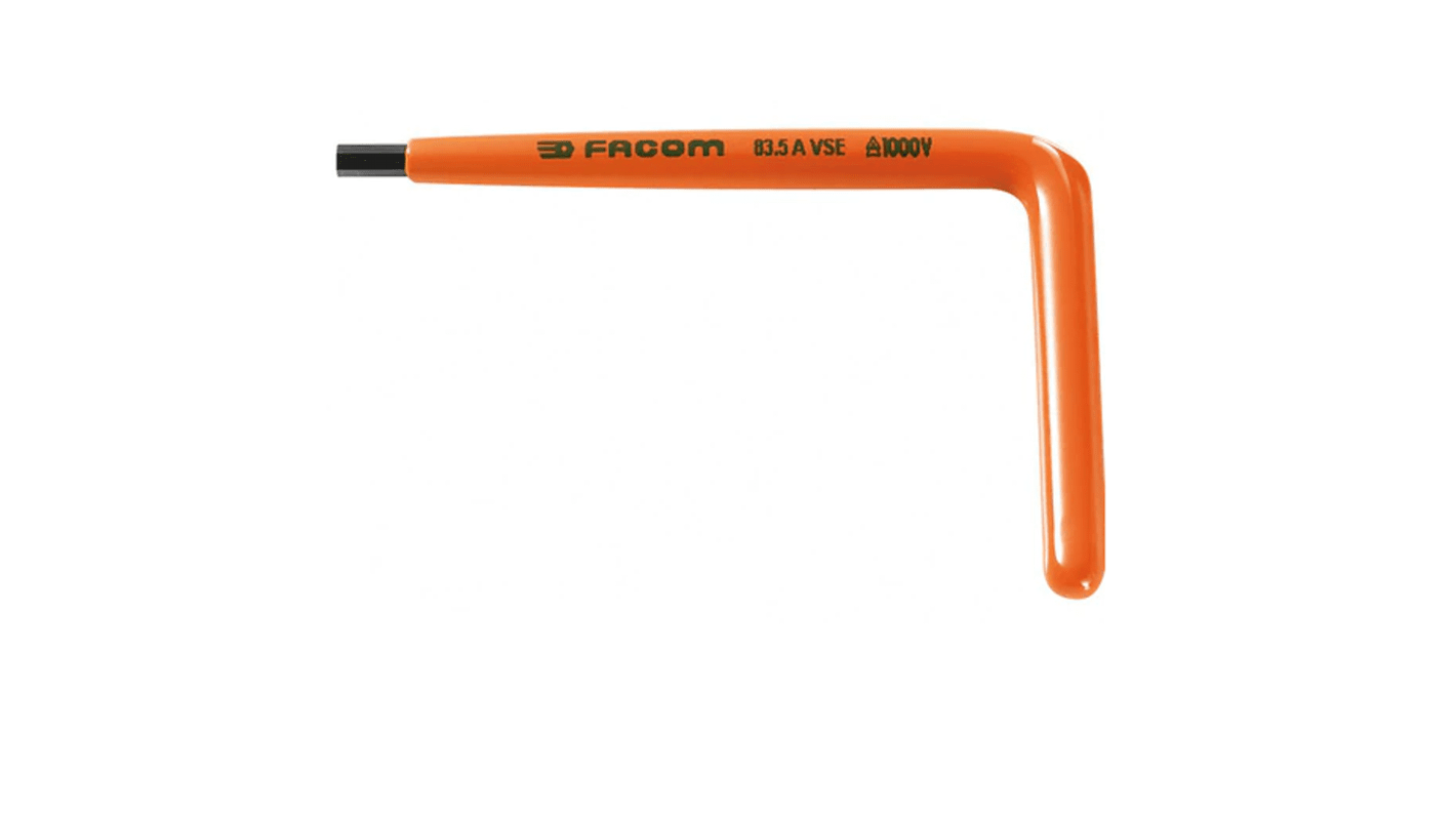 Facom L Shape Metric Hex Key, 10mm