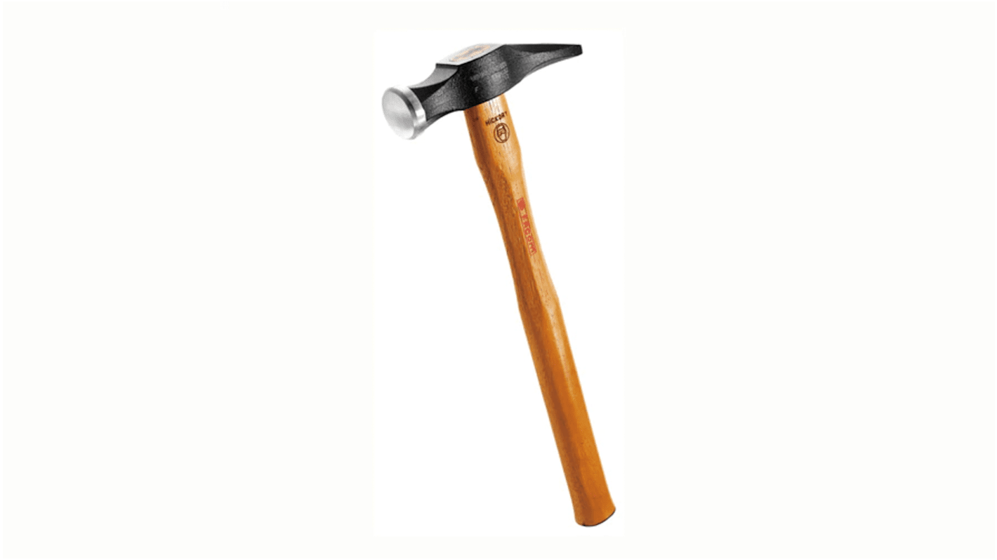 Martillo de picar Facom de 440g, cabezal de Acero, mango de Madera de nogal, longitud 314 mm