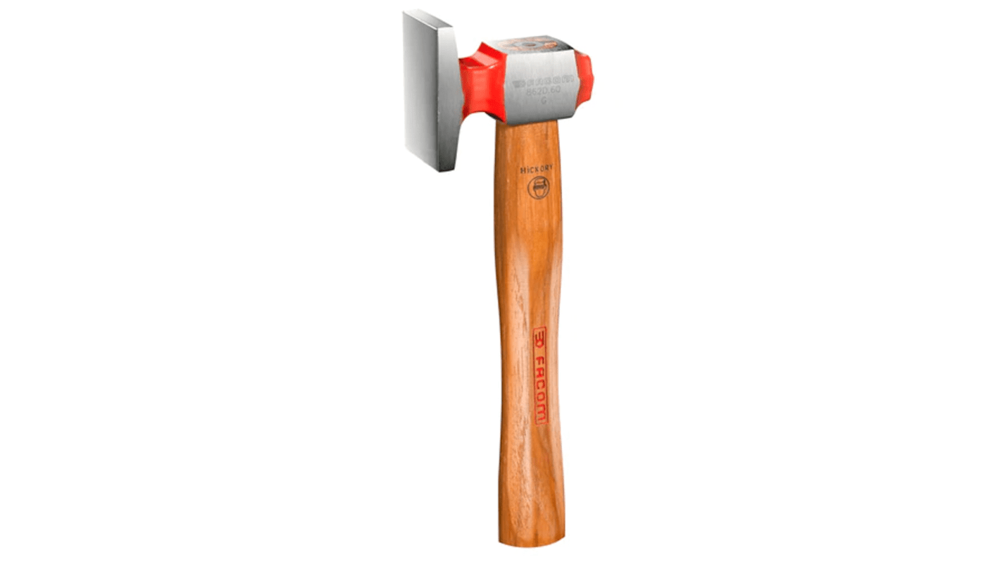 Facom Hammer, Spann- und Schlichthammer Flach Hickory-Holz-Stiel 320g 295 mm