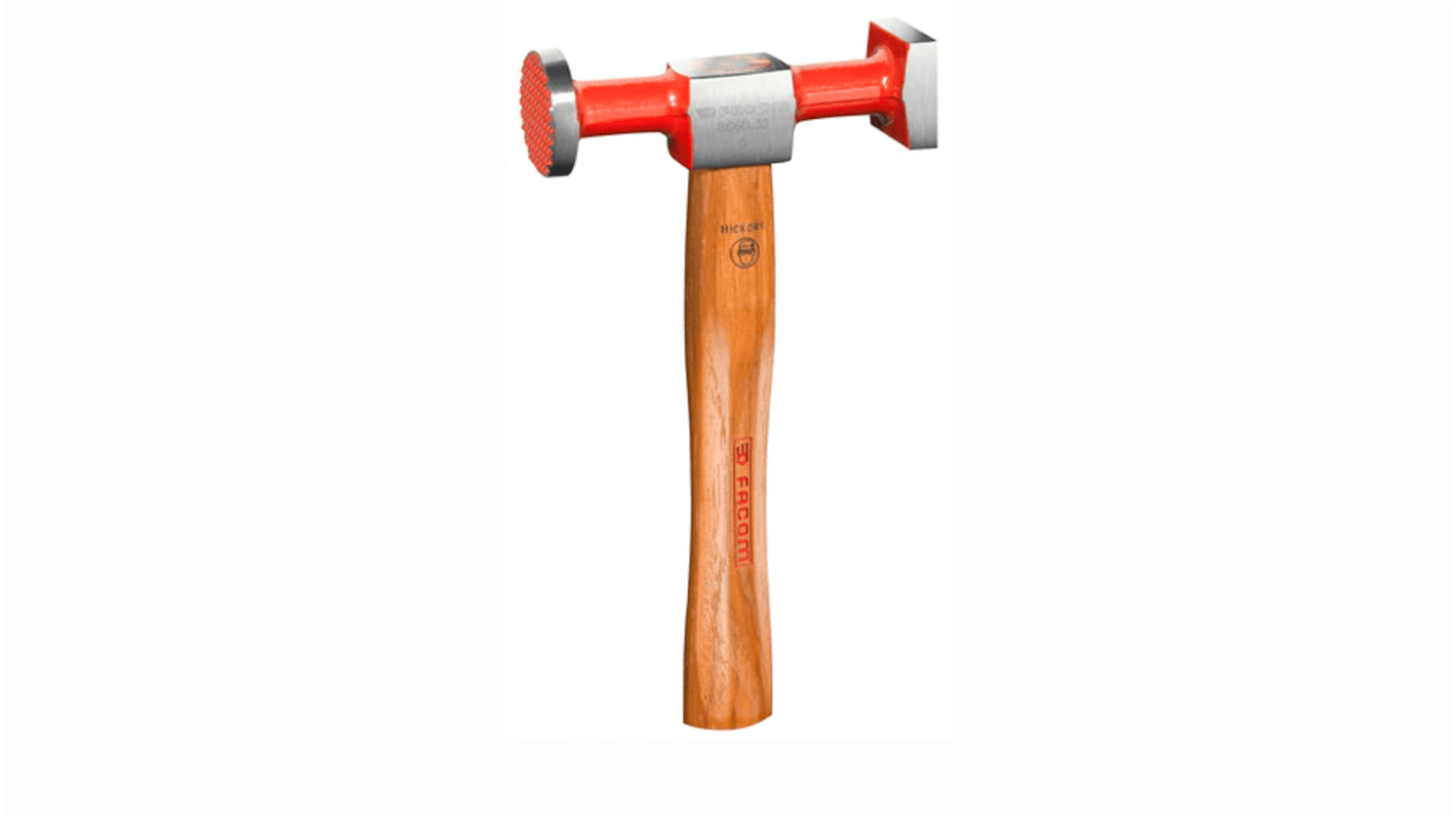 Facom Planishing Hammer with Hickory Wood Handle, 310g