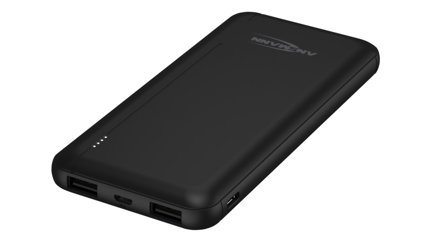 17000132 Ansmann 10000mAh Power Bank Portable Charger RS