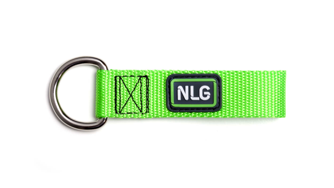 Never Let Go 13cm x 2.5cm Polyester Webbing Belt Ring Tether Ring, 3kg Capacity