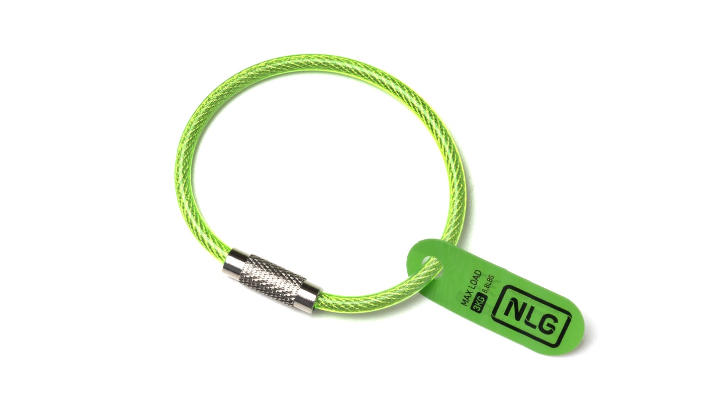 Never Let Go 150 mm Stainless Steel Tool Lanyard Tether Loop, 3kg Capacity