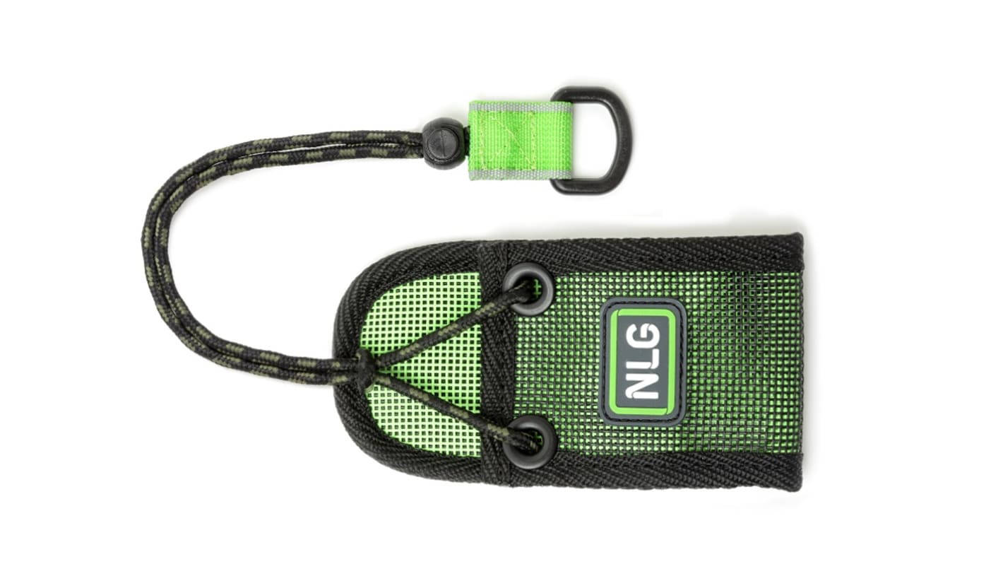 Never Let Go Grün/Schwarz Tasche für Sicherheitsausrüstung, Typ Aufbewahrungsbeutel für Ausrüstung