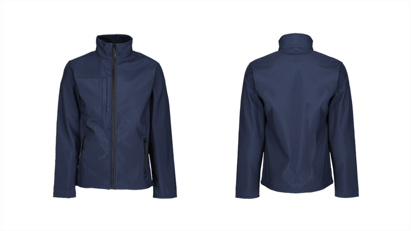 Regatta Professional Men's Octagon II 3-Layer Softshell Jacket Navy, Waterproof, Windproof Softshell Jacket, S