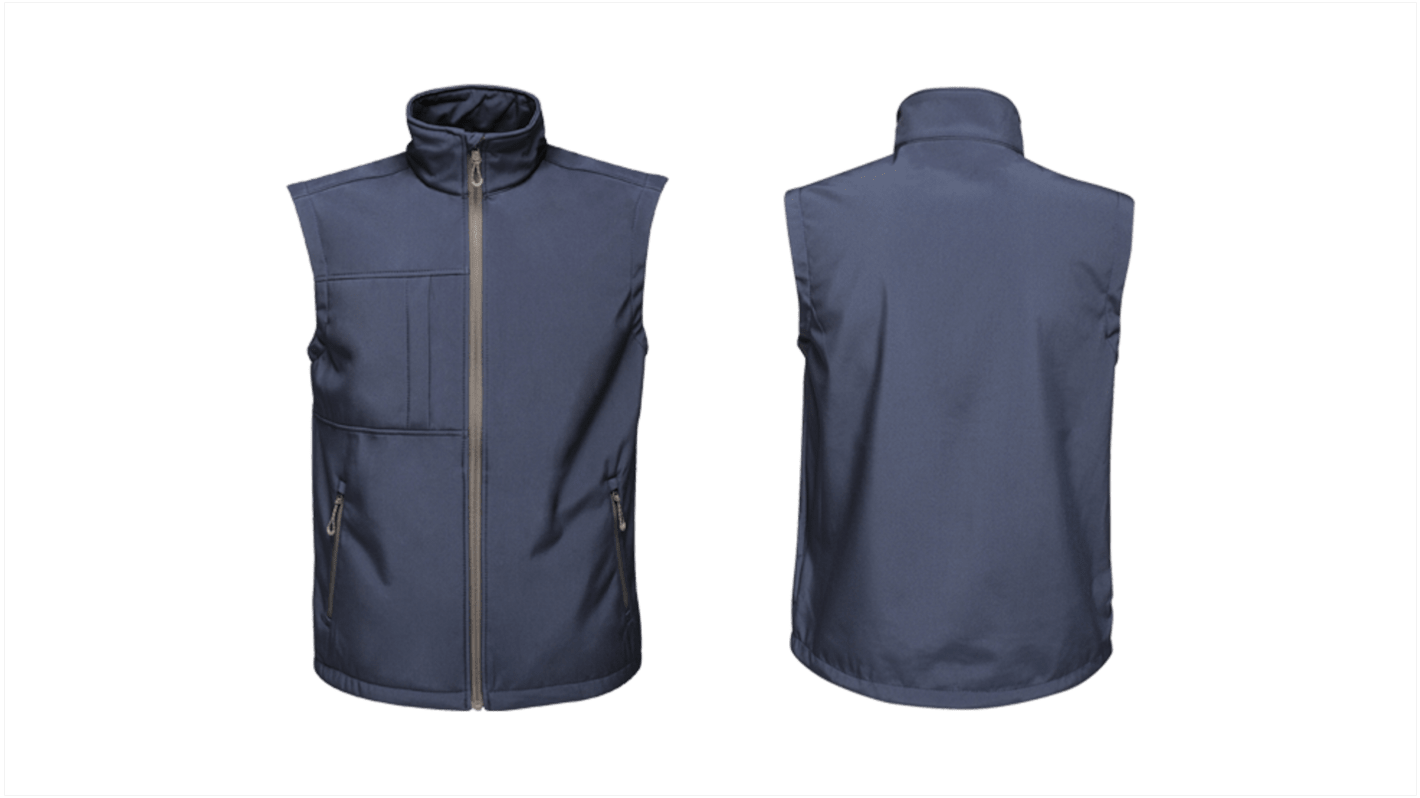 Regatta Professional Herren Arbeitsweste Größe L Steppweste Softshell-Gewebe Marineblau Wasserabweisend