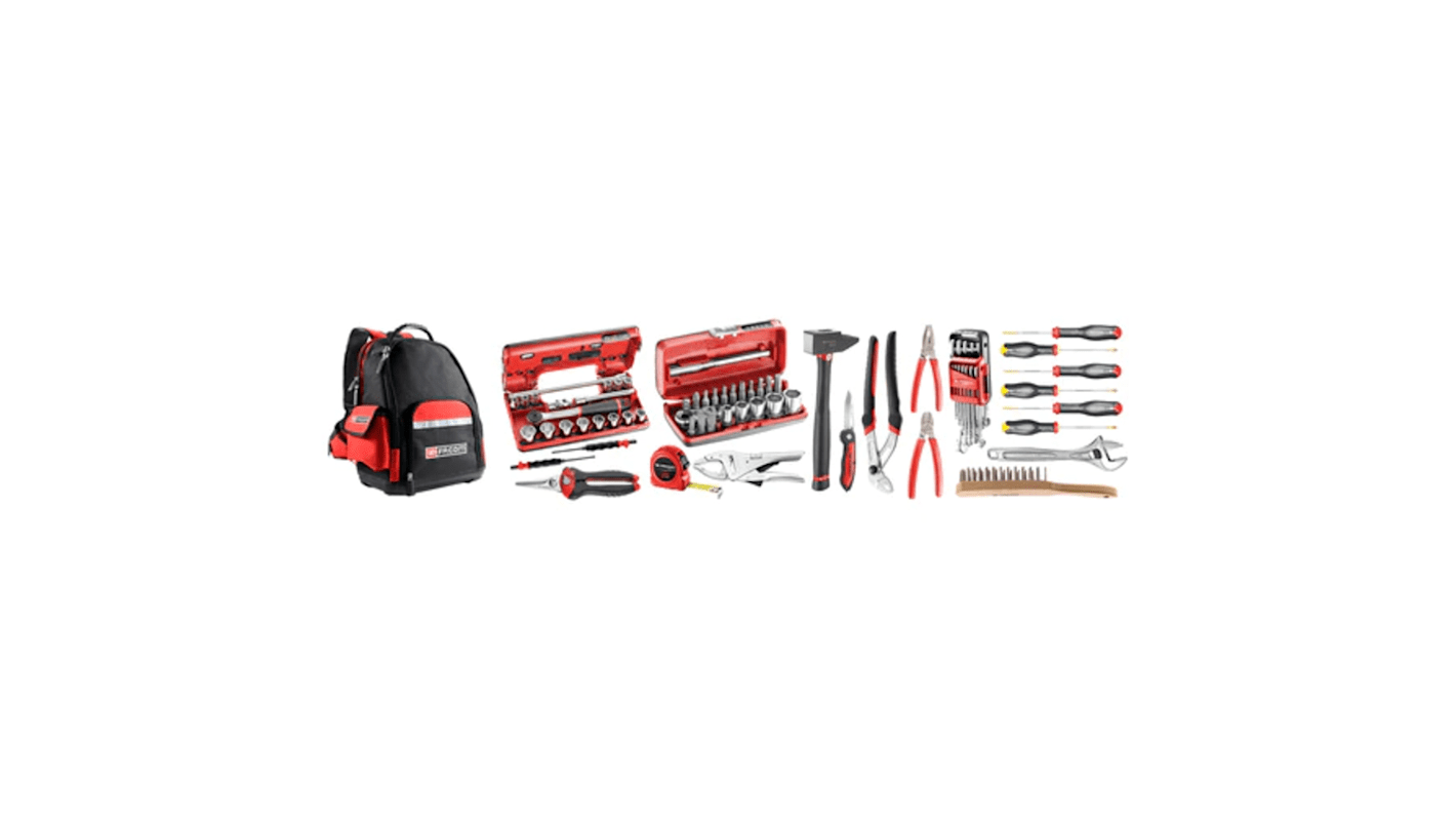 Kit de herramientas Facom, Bolsa de 74 piezas, para técnicos