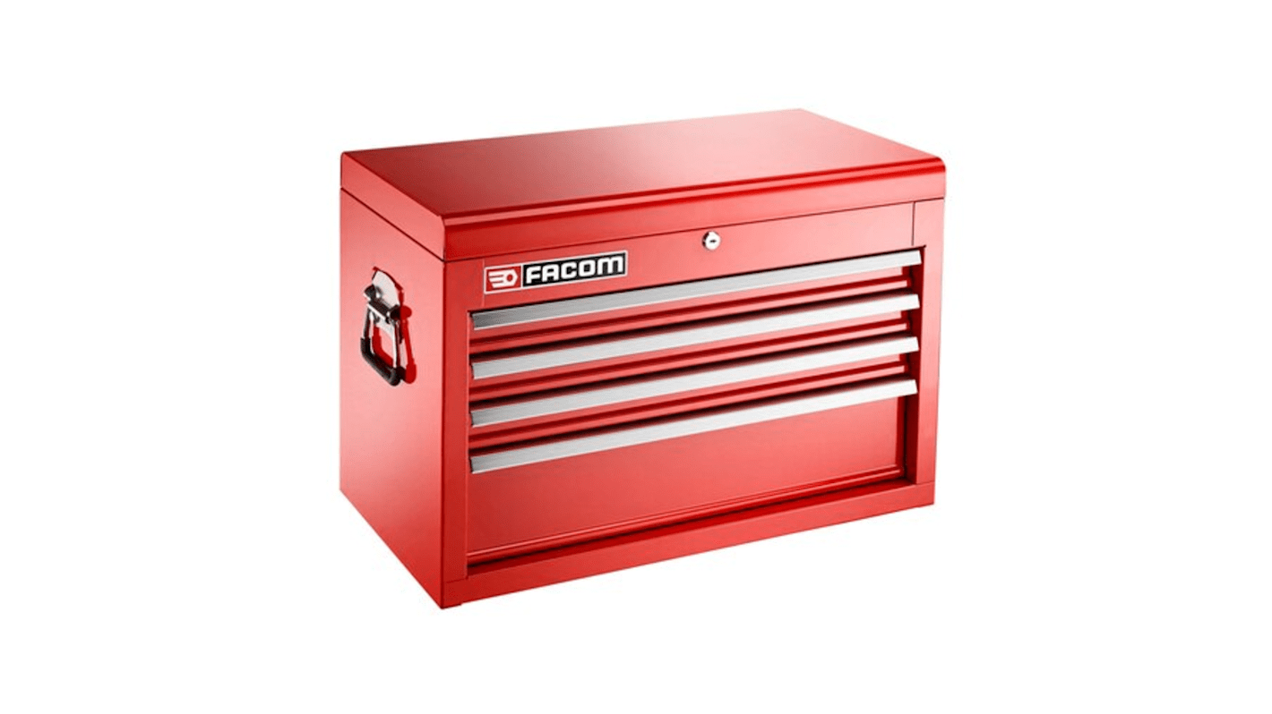 Facom 4 drawer Tool Chest, 438mm x 336mm x 664mm