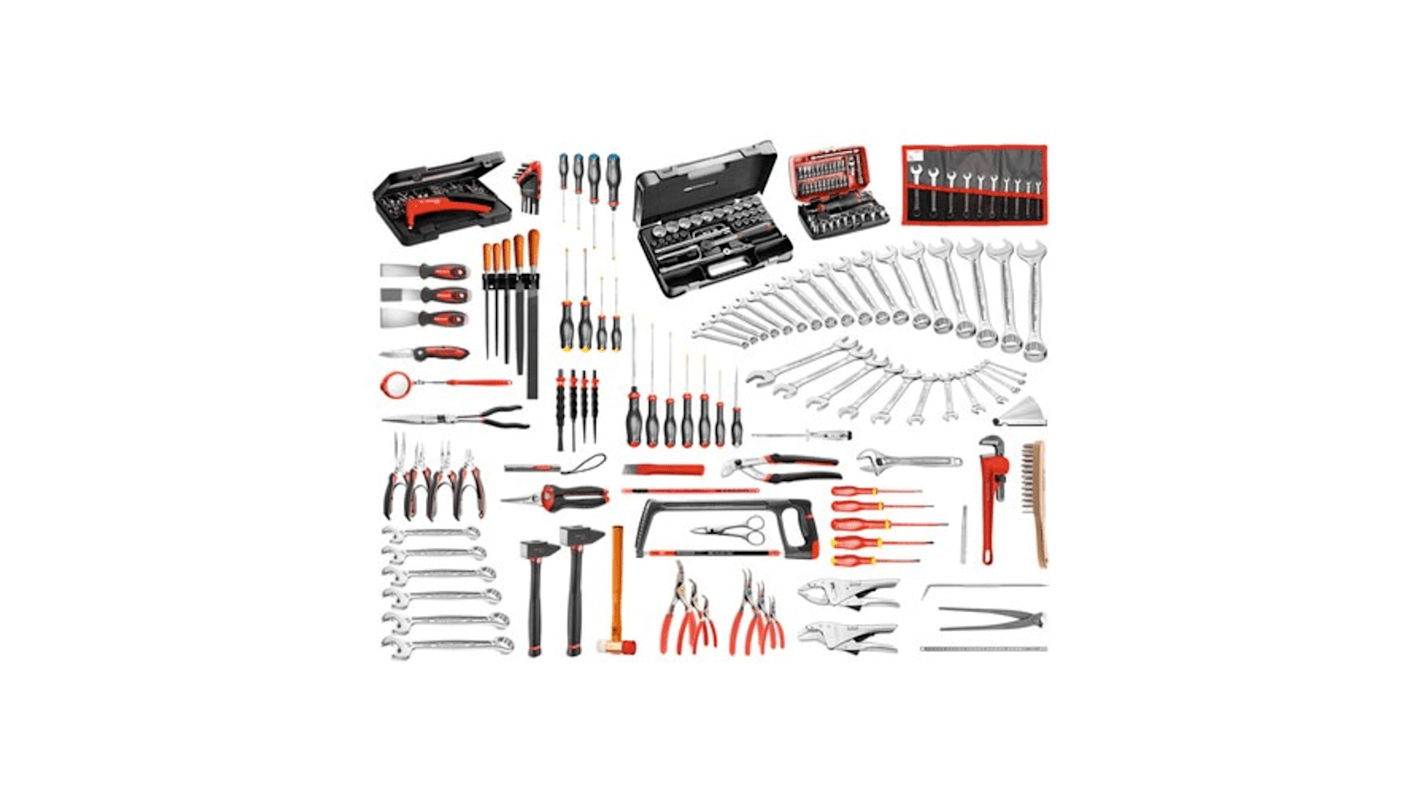 Kit di utensili per Settore automobilistico Facom, 200 pezzi
