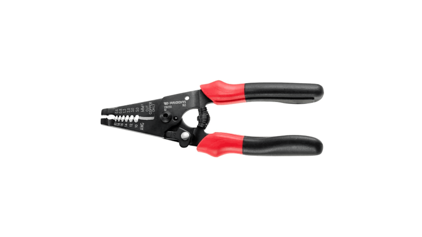 Facom 163 Series Wire Stripper, 1mm Min, 3mm Max, 150 mm Overall