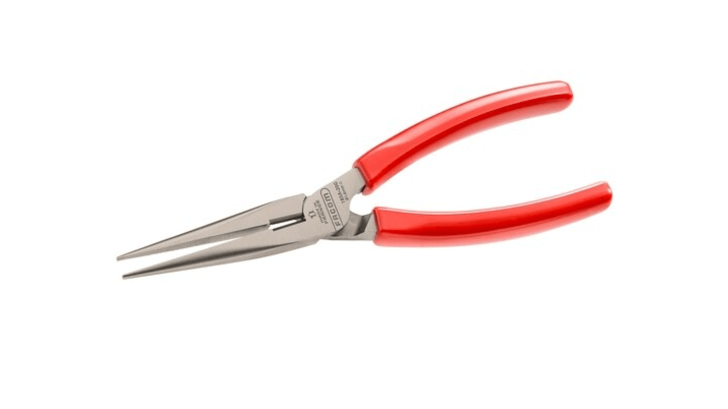 185A.20G Long Nose Pliers, 200 mm Overall, Straight Tip RS