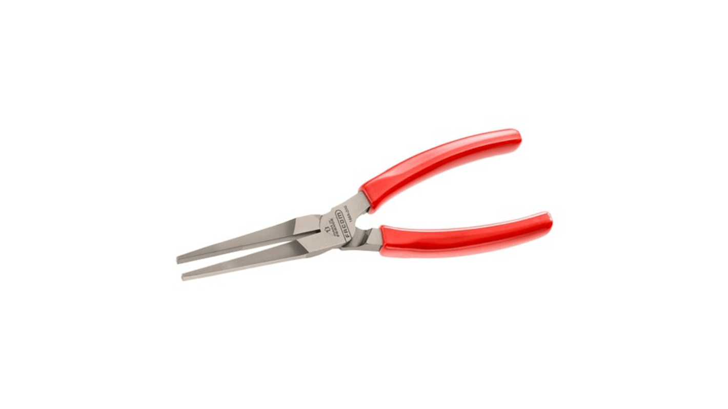 Facom Flat Nose Pliers, 200 mm Overall, Flat Tip