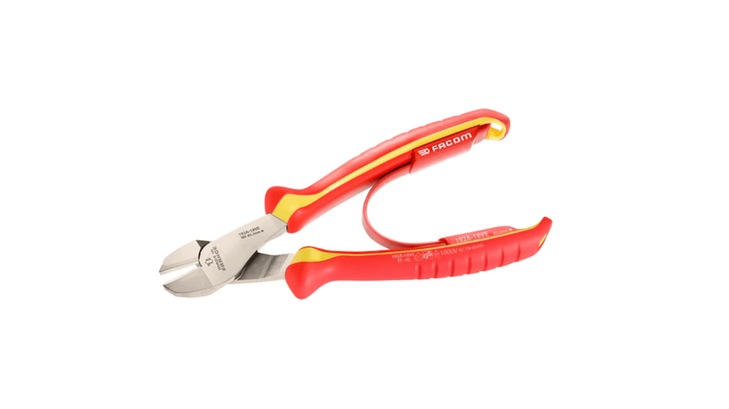 Facom 192A.18VE VDE/1000V Insulated Side Cutters