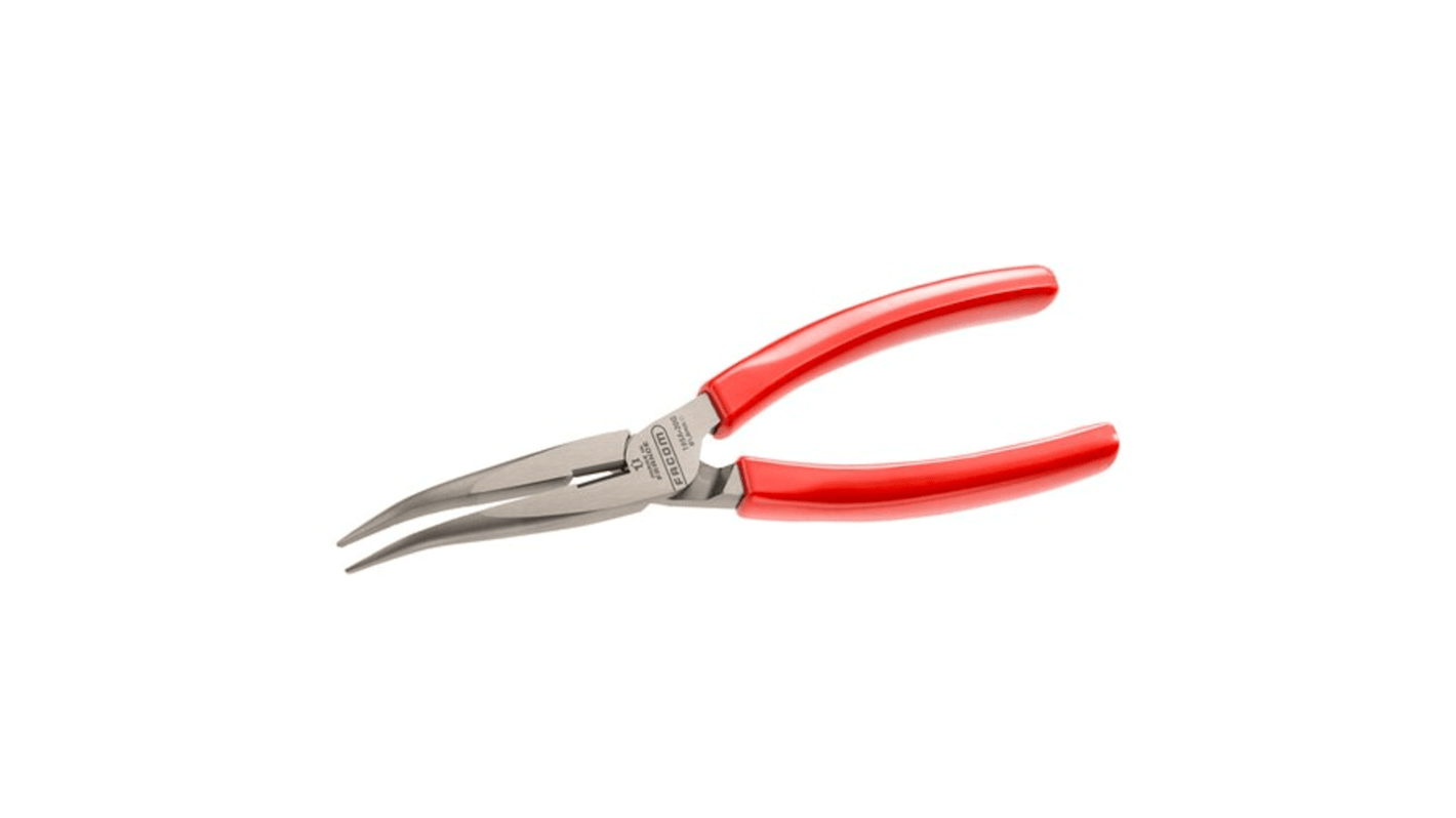 Facom Round Nose Pliers, 200 mm Overall, Angled Tip