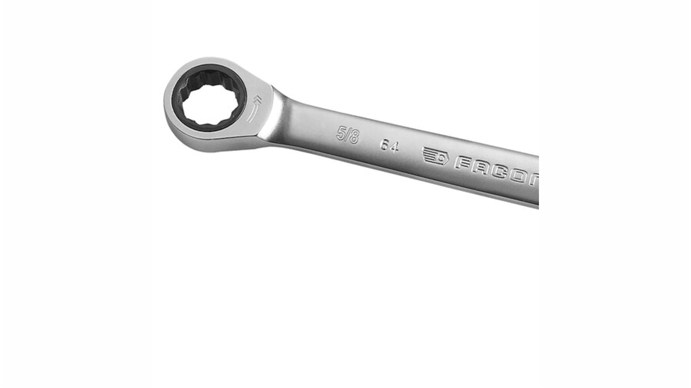 Facom Ring Spanner, Imperial, Double Ended, 260 mm Overall