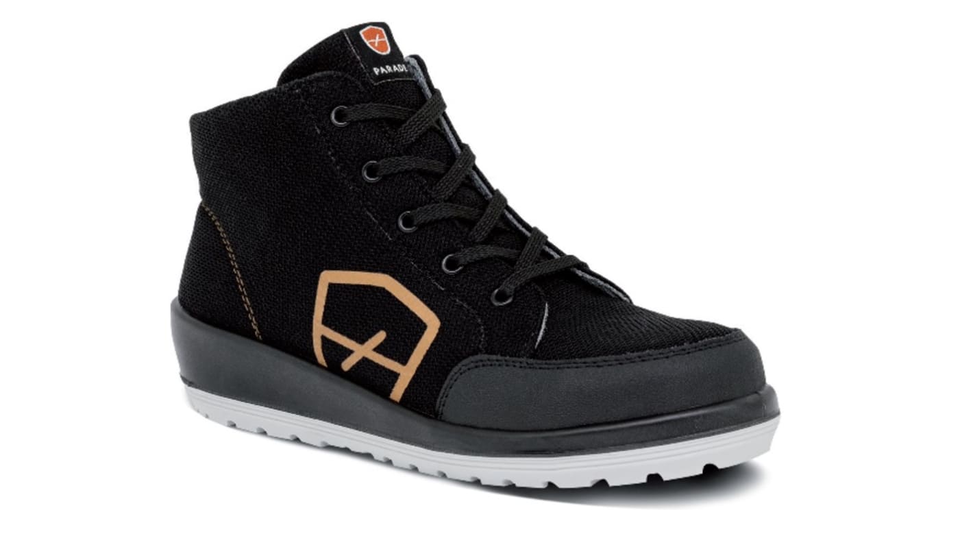 07BETSIE77 21 PT 38 Parade BETSIE Women's Black Stainless Steel Toe