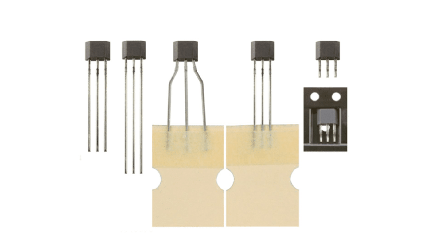 Honeywell Single-Axis Through Hole Hall Effect Sensor, TO-92, 3-Pin