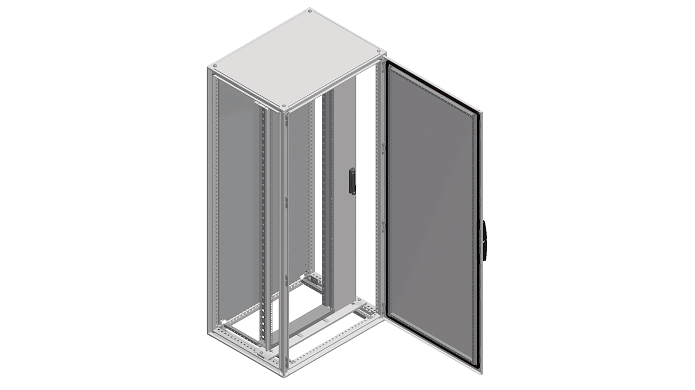 Schneider Electric Serie NSYRSW Serverschrank, 40, Stahl, Grau, Swing