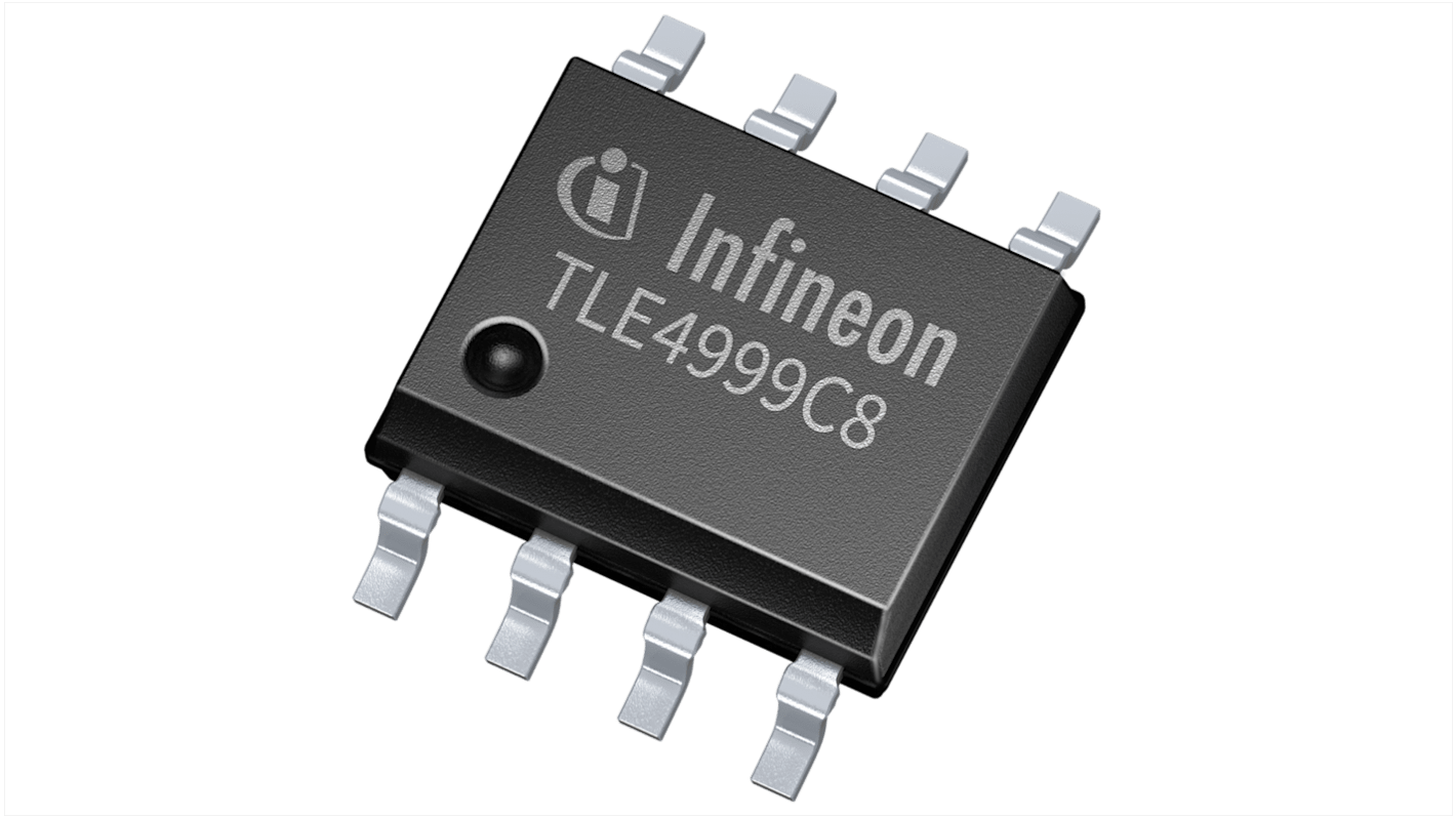 Sensor de efecto Hall, TLE4999C8XUMA1, TDSO 8 pines