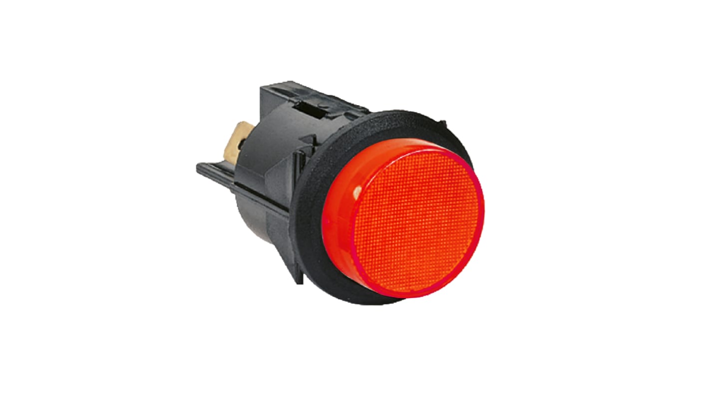 Bulgin 7000 Series Push Button Switch, On-Off-Momentary On, Panel Mount, 12.7mm Cutout, 250V, IP65