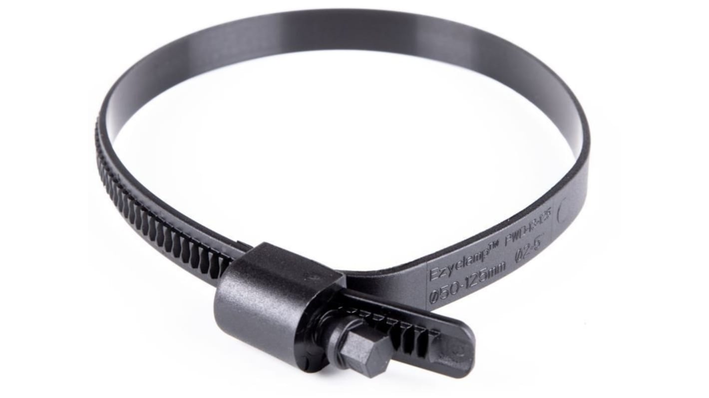 EZYHEX/005 Ezyclamp Nylon Hose Clamp, 25 → 75mm ID RS