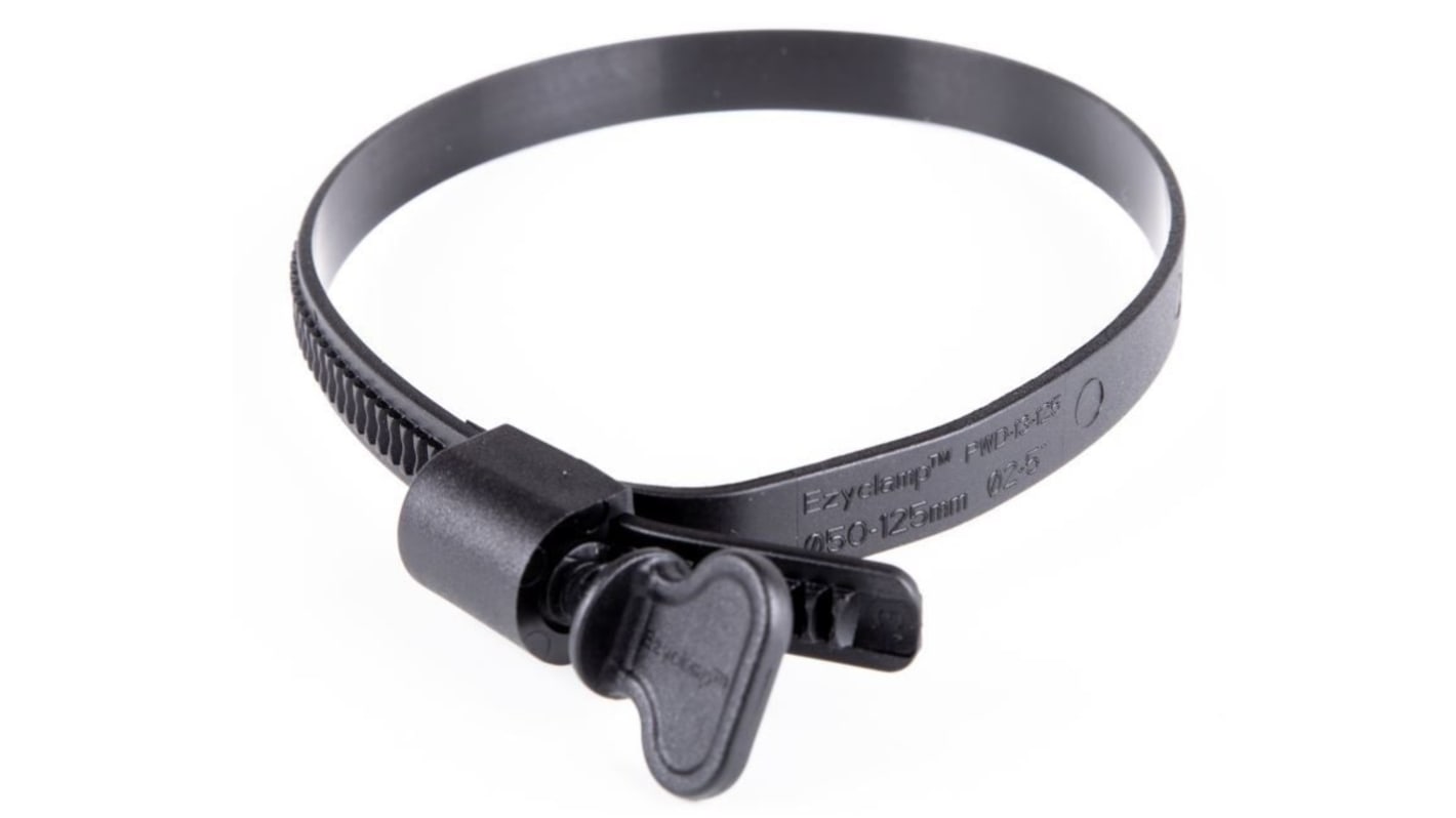 EZYWING/005 Ezyclamp Nylon Hose Clamp, 25 → 75mm ID RS