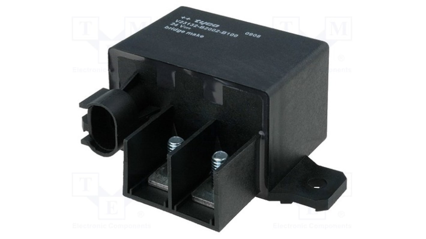 Relé para automoción TE Connectivity, SPST, bobina 24V dc