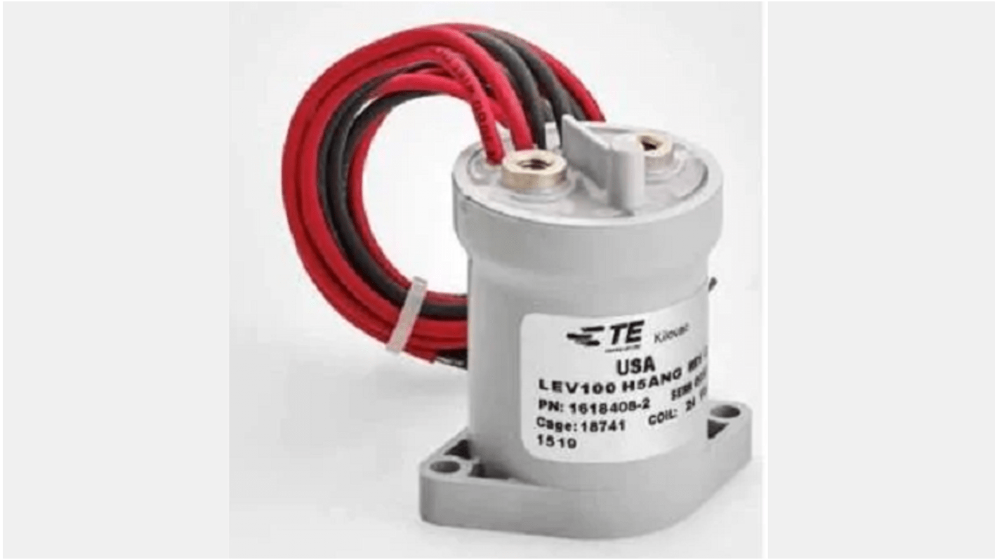 Contactor TE Connectivity LEV100 de 1 polo, 150 A, bobina 28 V DC