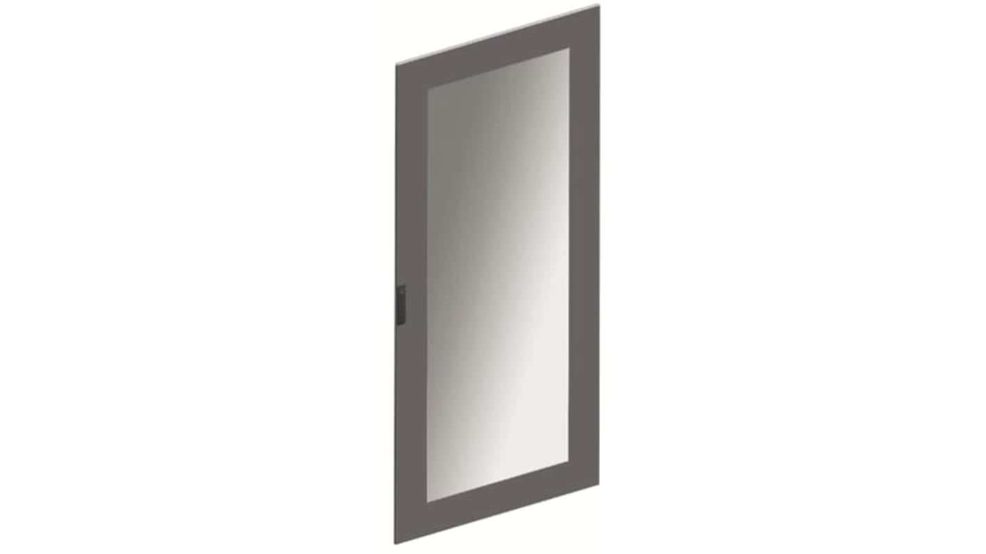 ABB RAL 7035 Transparent Door, 609.5mm W, 15mm L for Use with Cabinets TriLine
